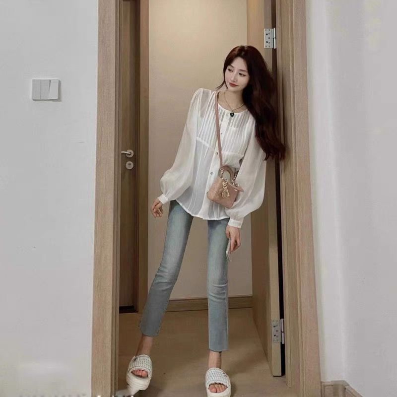 Quần Skinny Jean Nữ Lưng Cao Phong Cách Mới 2023