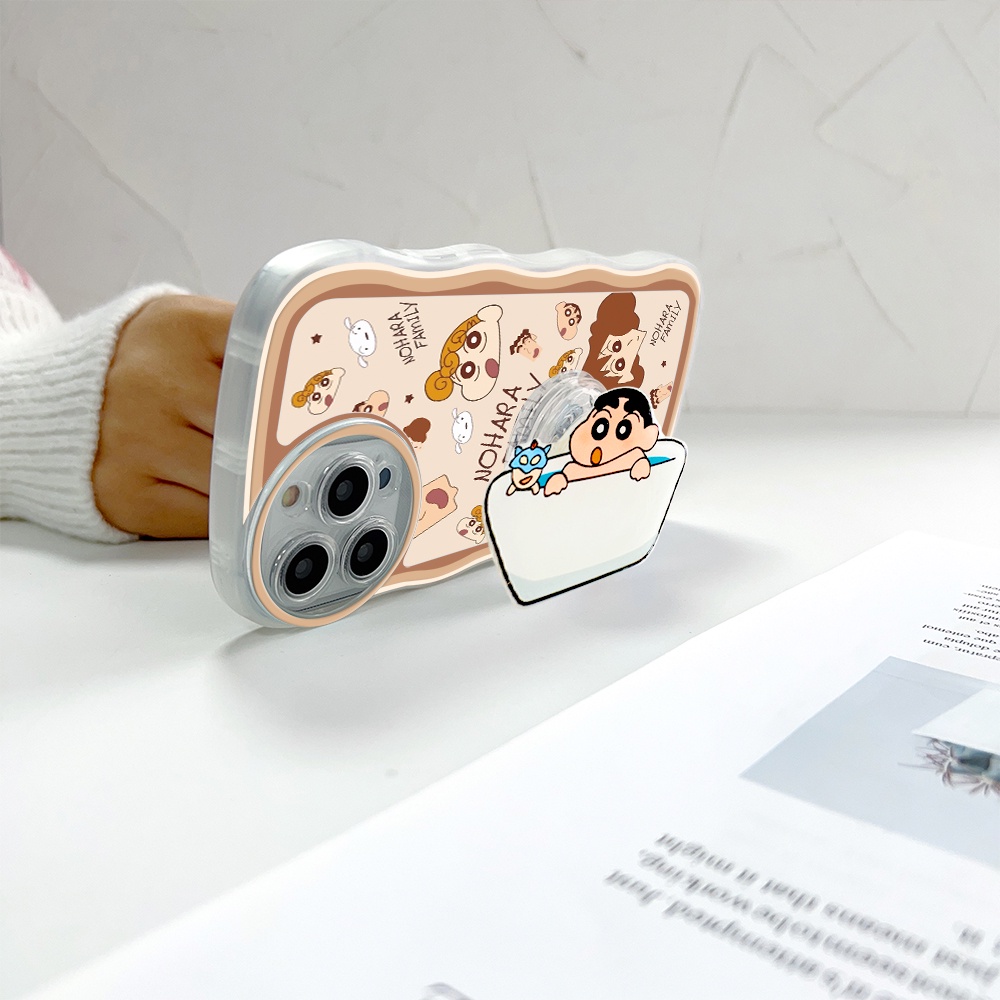 Ốp điện thoại hình cậu bé bút chì cho Samsung Galaxy S20 S10 FE Plus Ultra 5G