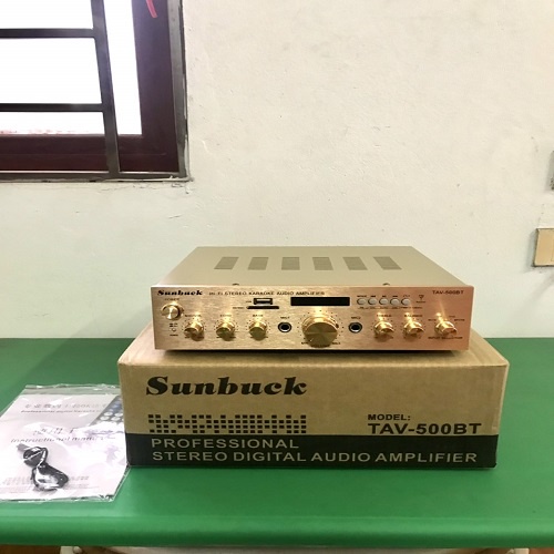 Amply bluetooth sunbuck 500bt hàng chính hãng siêu khỏe, siêu bền