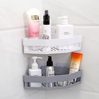 Combo kệ góc nhà tắm, nhà bếp - kệ góc đựng đồ đa năng bằng nhựa dán