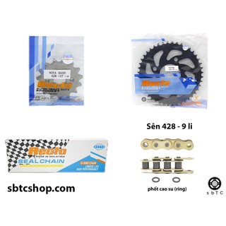 NSD Nhông sên dĩa RECTO phốt cao su vàng Winner Sonic chính hãng
