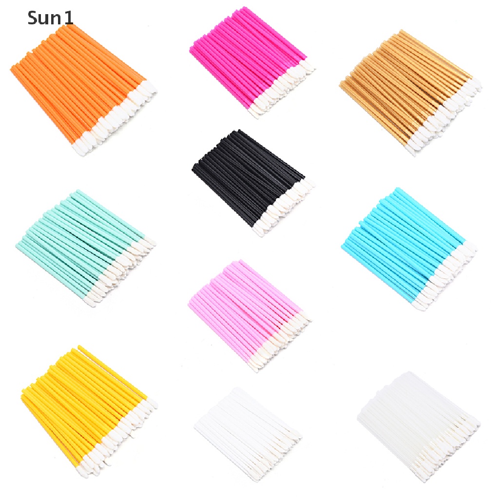 Set 50 Cọ Tô Son Môi Sử Dụng Một Lần Tiện Lợi