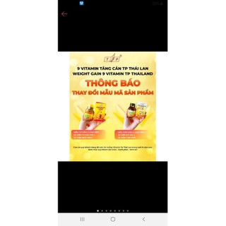 (mẫu cũ- mẫu mới) vitamin tăng cân tp thái lan[ có tem chống hàng gi ả của bộ c/a,có check mã vạch]