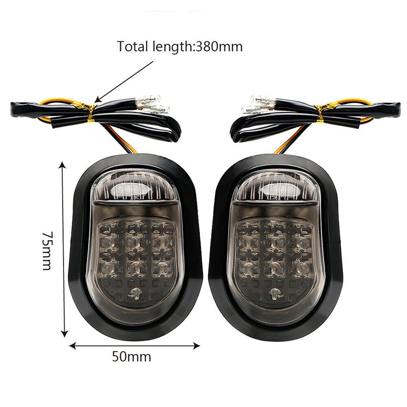 1 Cặp Đèn LED Tín Hiệu Xi Nhan Cho Xe Máy Honda Grom MSX125 MSX 125