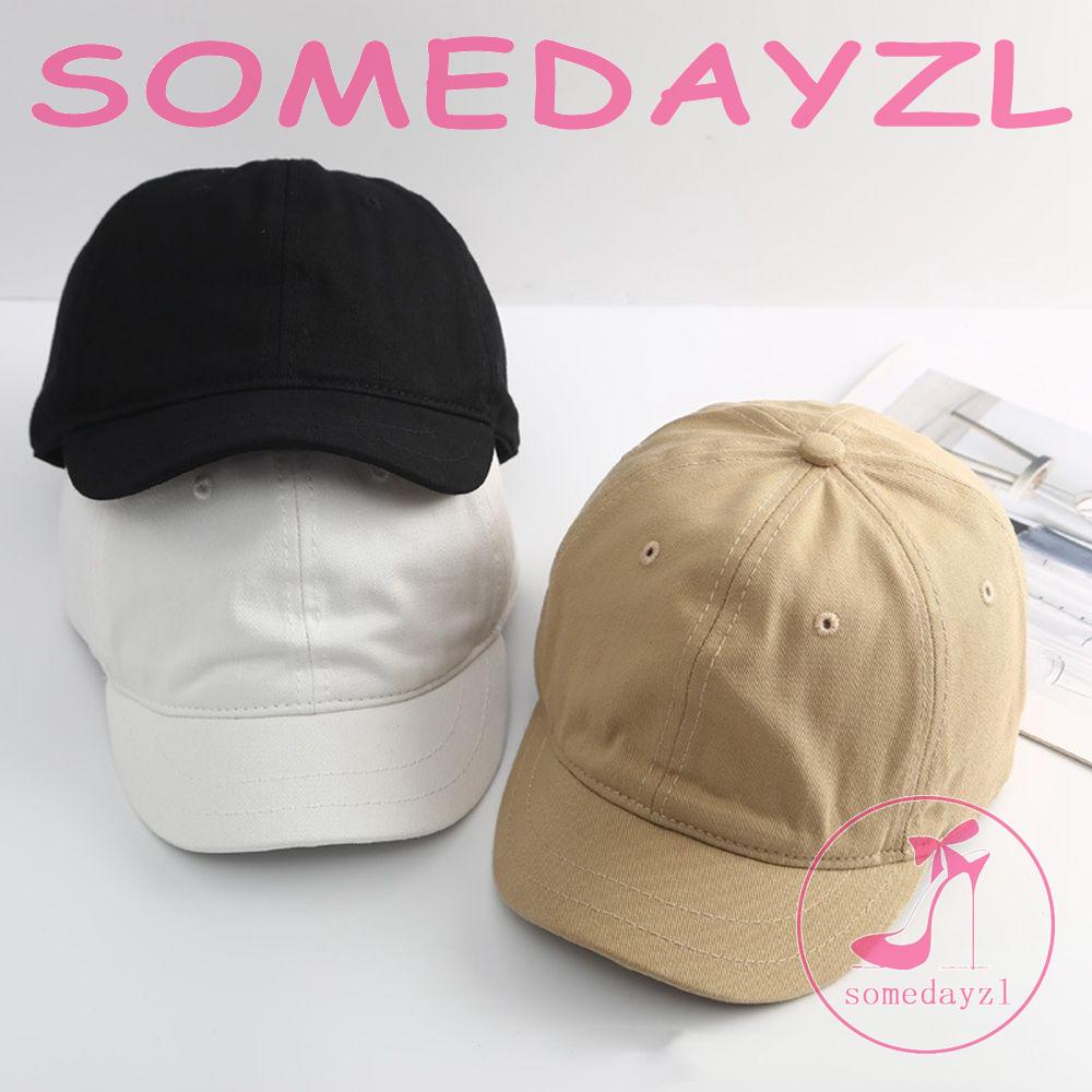 Mũ Lưỡi Trai Chất Liệu Cotton Vành Ngắn Phong Cách Hàn Quốc Thời Trang Cho Nam Và Nữ