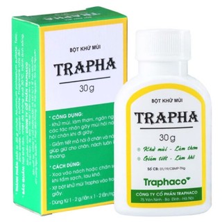 Bột khử mùi trapha