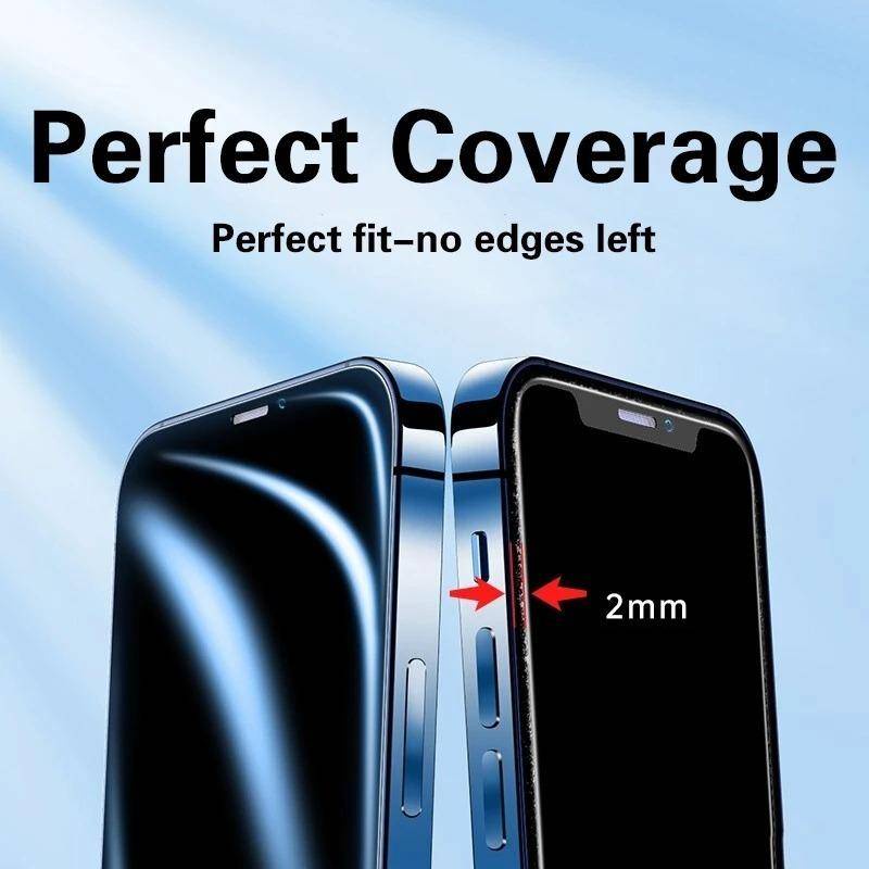 Kính Cường Lực 9D Bảo Vệ Toàn Màn Hình Cho iPhone 14 13 12 11 Pro Max Mini Plus 6 6s 7 8 Plus SE 2020 2022 X Xs XR Max