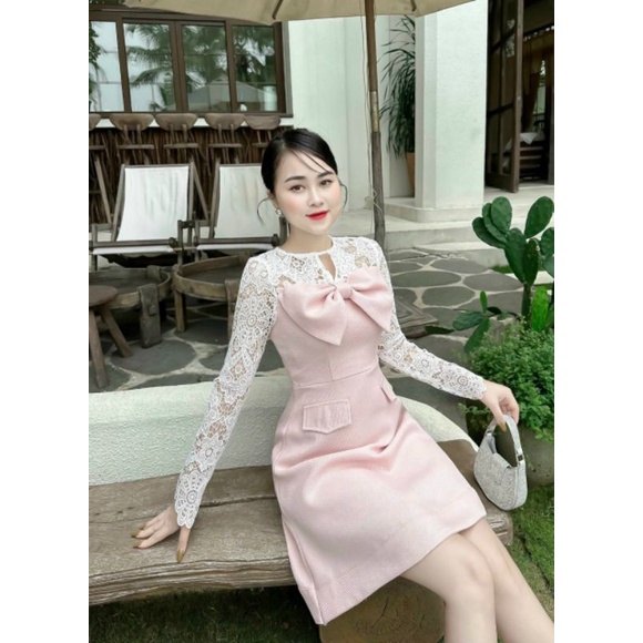 váy dạ phối ren