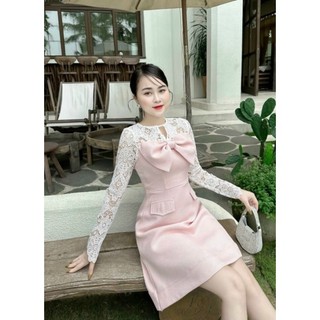 váy dạ phối ren
