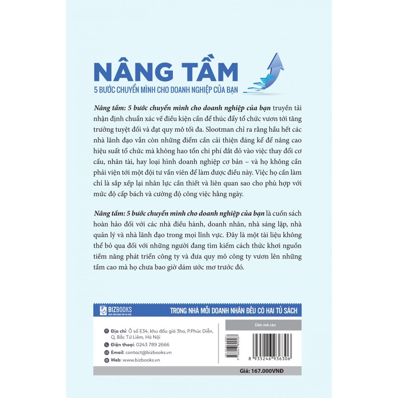 Sách Nâng Tầm - 5 Bước Chuyển Mình Cho Doanh Nghiệp Của Bạn - Đưa Doanh Nghiệp Cất Cánh Mạnh Mẽ Trên Thương Trường