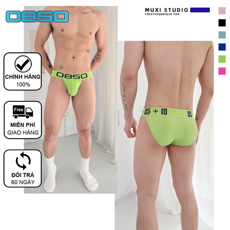 0850 Quần lót nam Sexy tam giác Brief bông kháng khuẩn Thoáng khí nhanh khô BS3517