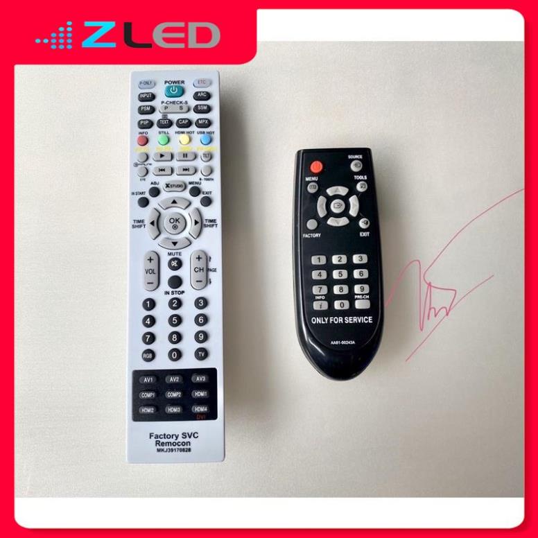 Remote Điều Khiển Tivi Mở Mã Service