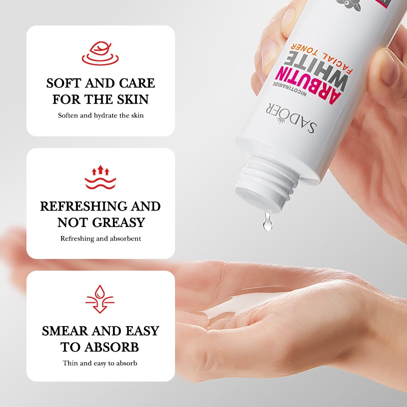 Toner Niacinamide Arbutin Làm Trắng Sáng Da Dưỡng Ẩm Che Khuyết Điểm