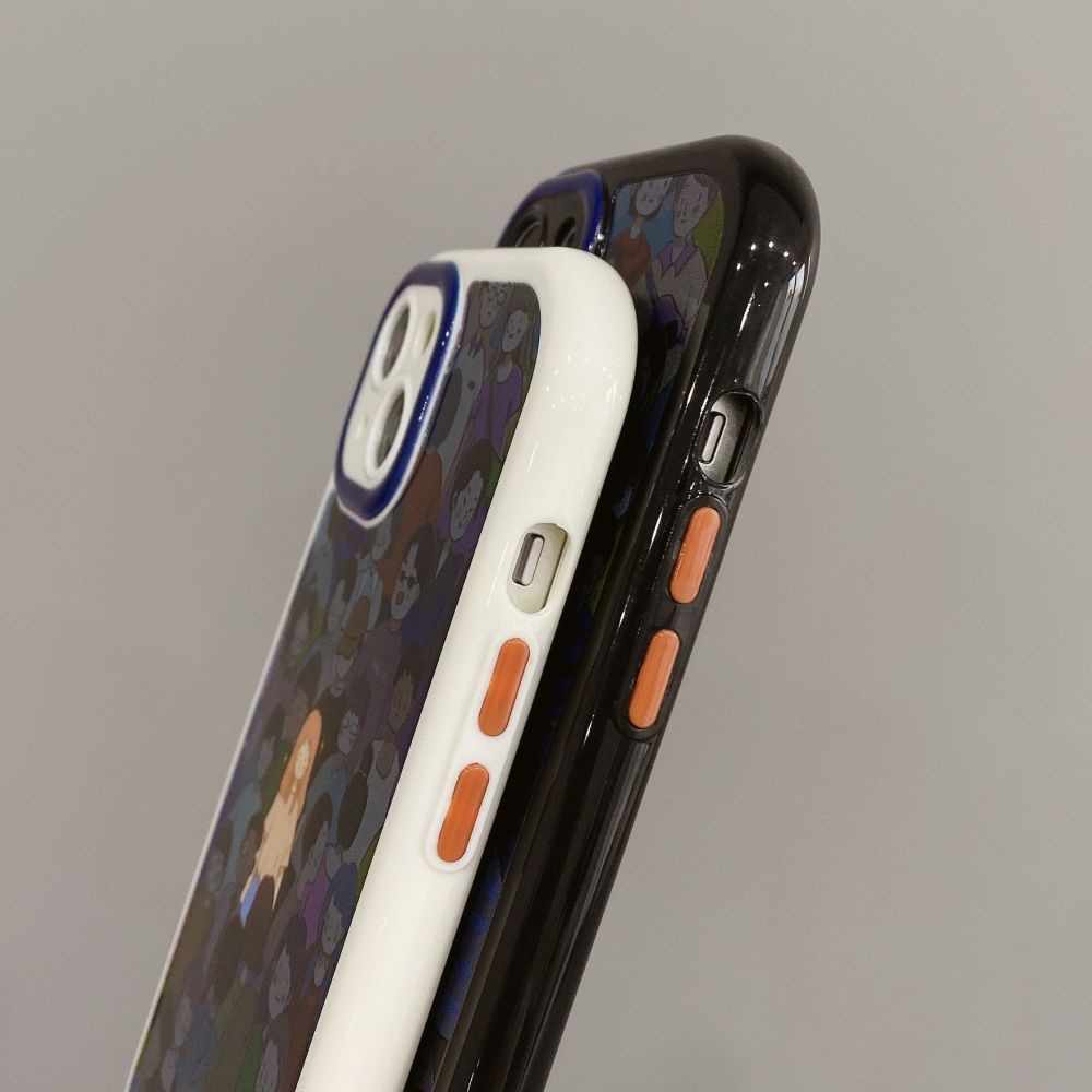 Ốp Điện Thoại TPU Mềm Chống Bụi Chống Rơi Họa Tiết Tranh Sơn Dầu Cho IPhone 11 12 13 14 Pro Max 14 Plus