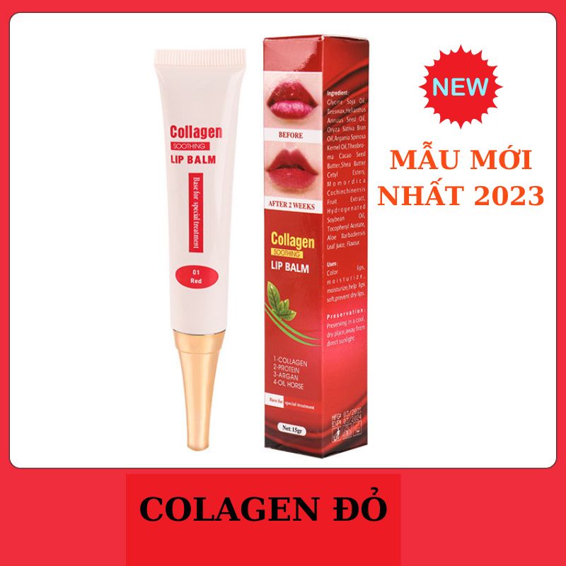 Dưỡng môi sau phun xăm colagen, kích màu môi phun xăm hàng chính hãng