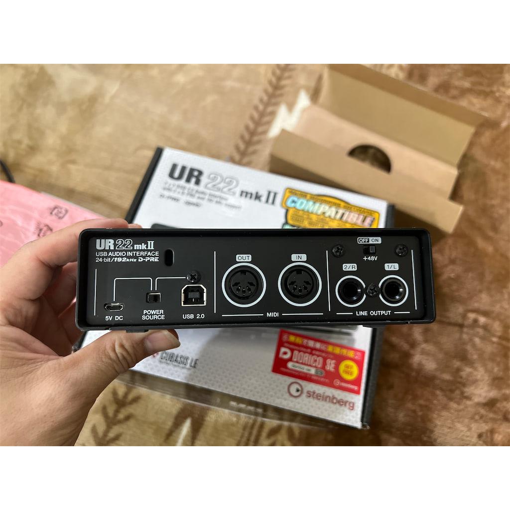 [Thanh Lý] Soundcard Thu Âm, Hát Live, Nghe Nhạc Hay Steinberg UR22MK2 ( UR22MK2II )