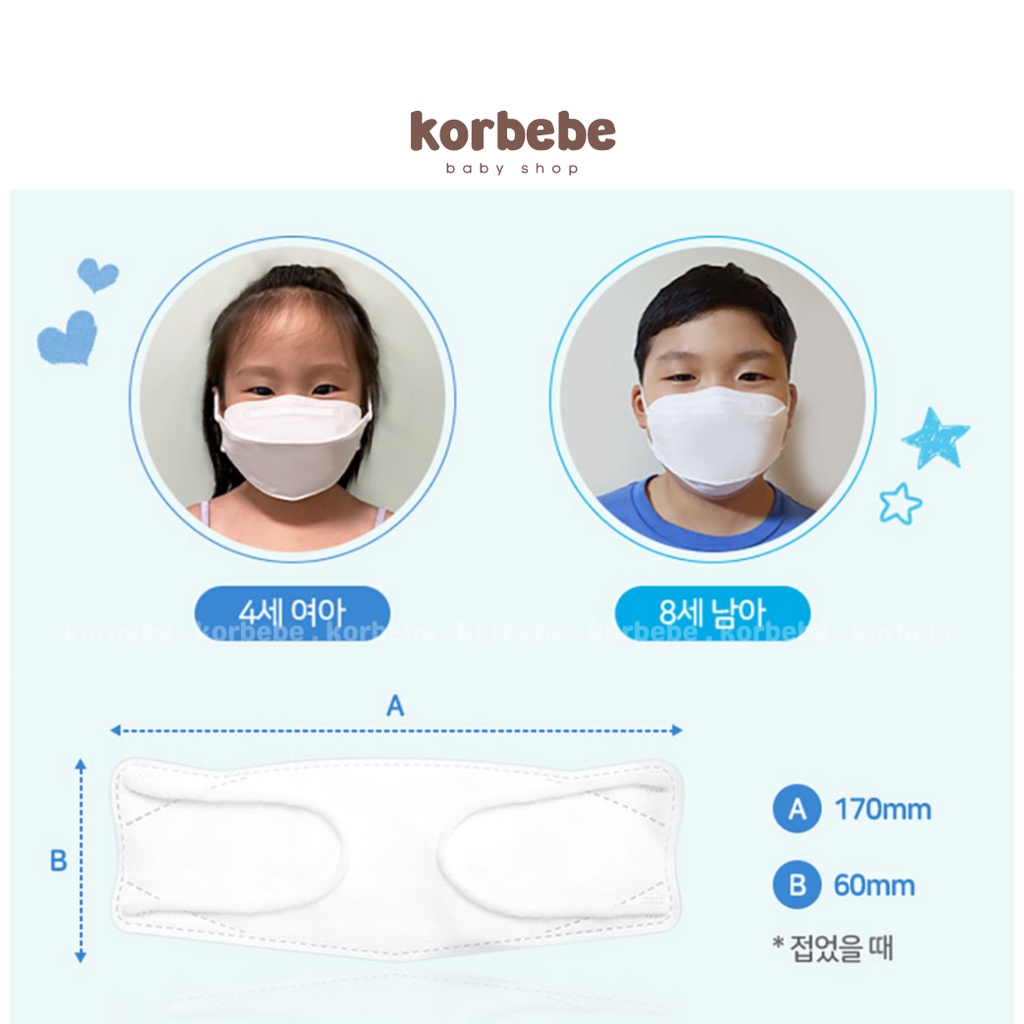 Khẩu trang 3D cho bé Green Finger My Kids 3D Mask Hàn Quốc