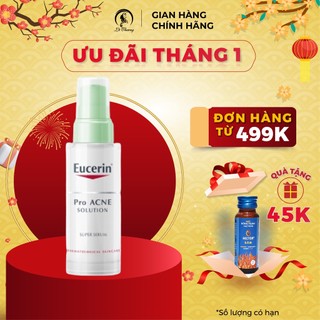 Tinh chất kiểm soát dầu, giảm mụn Eucerin AcneOil Control Pro Acne Solution Super Serum 30ml