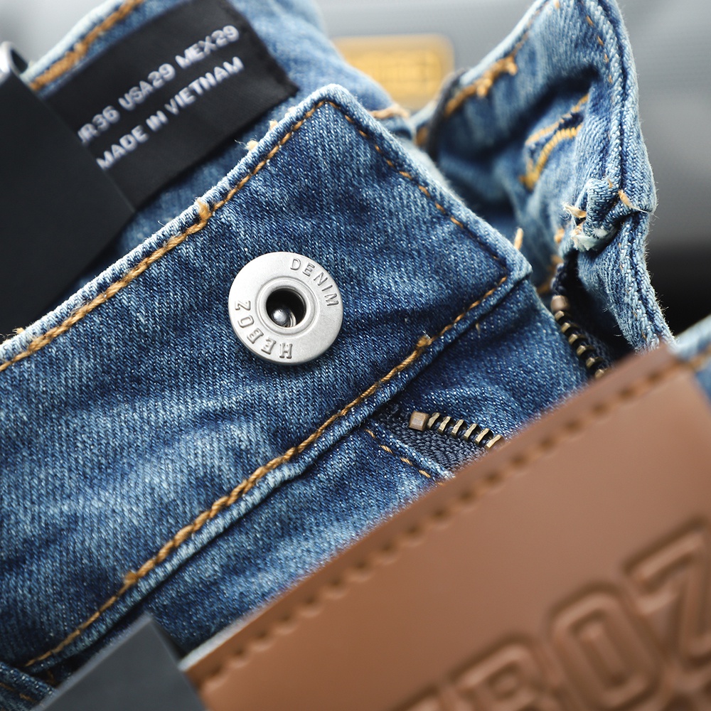 Quần jean nam dài wash cao cấp basic J036 Heboz - 00001406