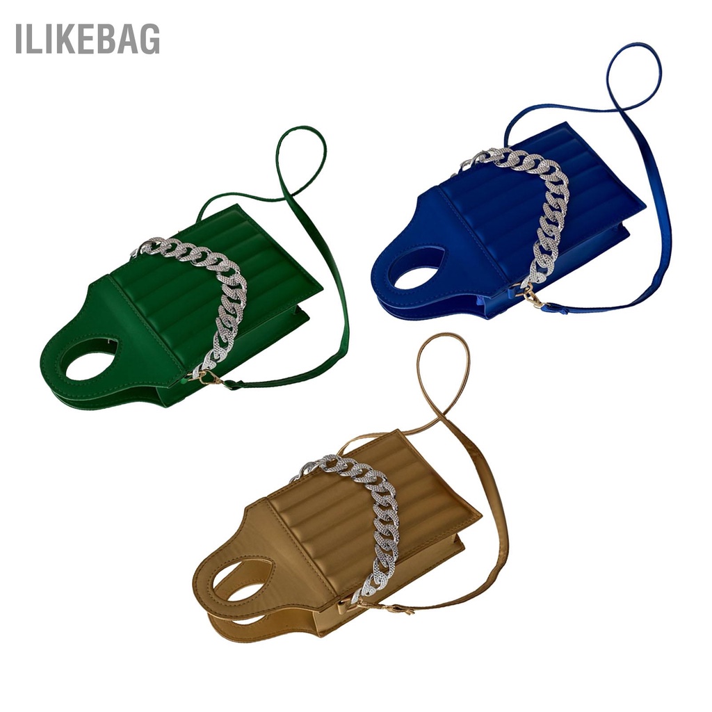 Ilikebag Túi Xách Nhỏ Ví Nữ Thời Trang Dây Xích Da PU Điện Thoại Di Động