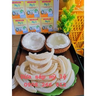 Mứt dừa sáp đường phèn túi 500g 300k