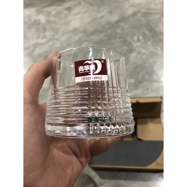 SET 6 CỐC THUỶ TINH XOAY 360 ĐỘ CỰC ĐẸP, CHỊU NHIỆT TỐT
