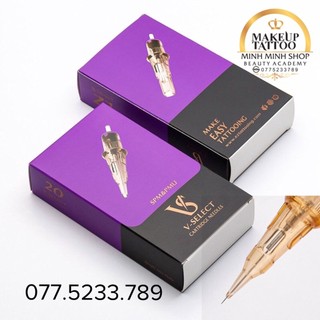 Kim vs v-select phun xăm, kim đạn pen máy phun xăm thẩm mỹ