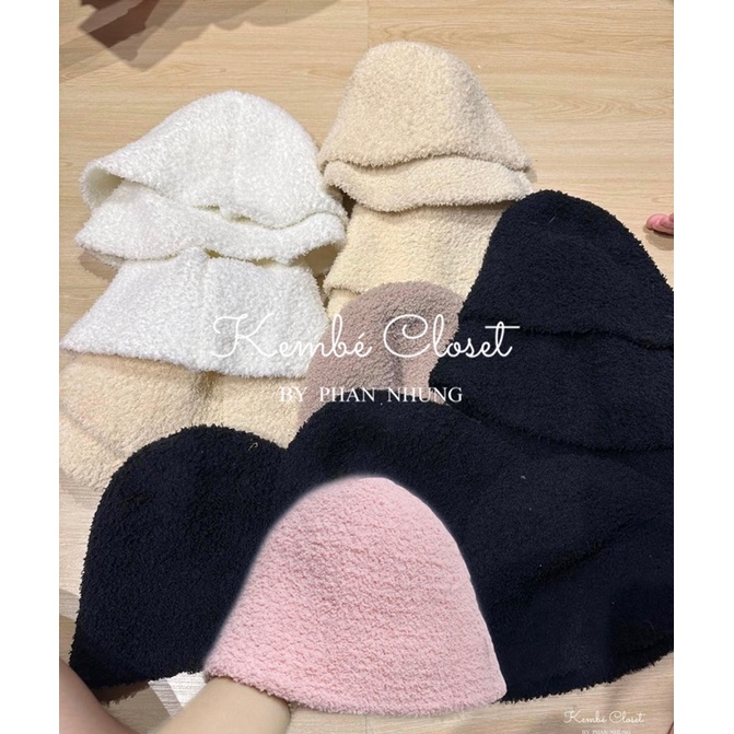 Mũ Len Cụp Vành Hàn Xẻng Dành Cho Bé Gái