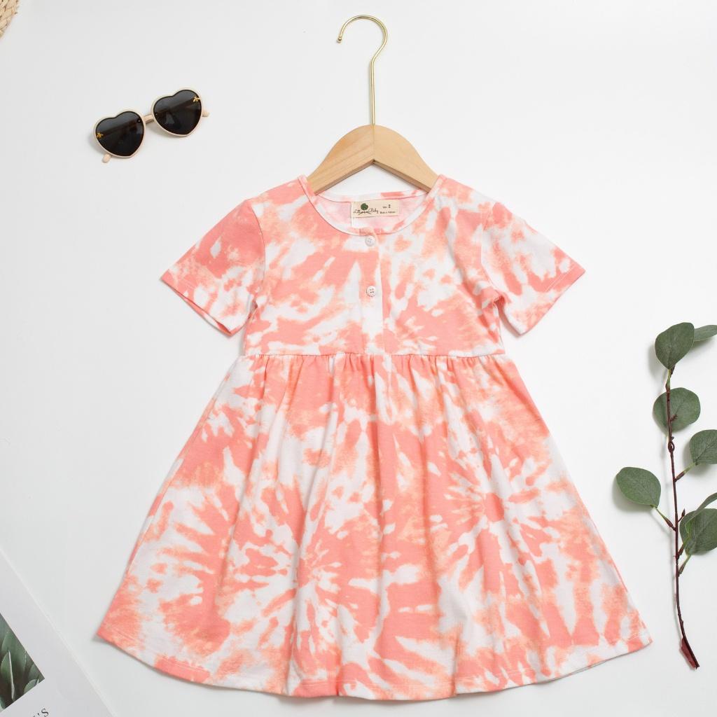 Váy bé gái chất cotton, đầm bé gái size 2-12 tuổi, đầm trẻ em SUNKIDS1 có nhiều màu