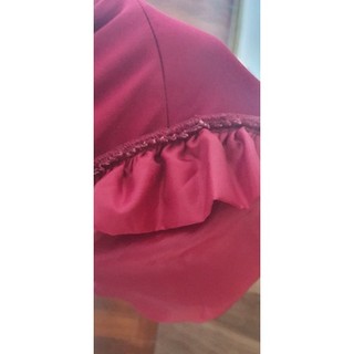Đầm nhung đỏ DKNY