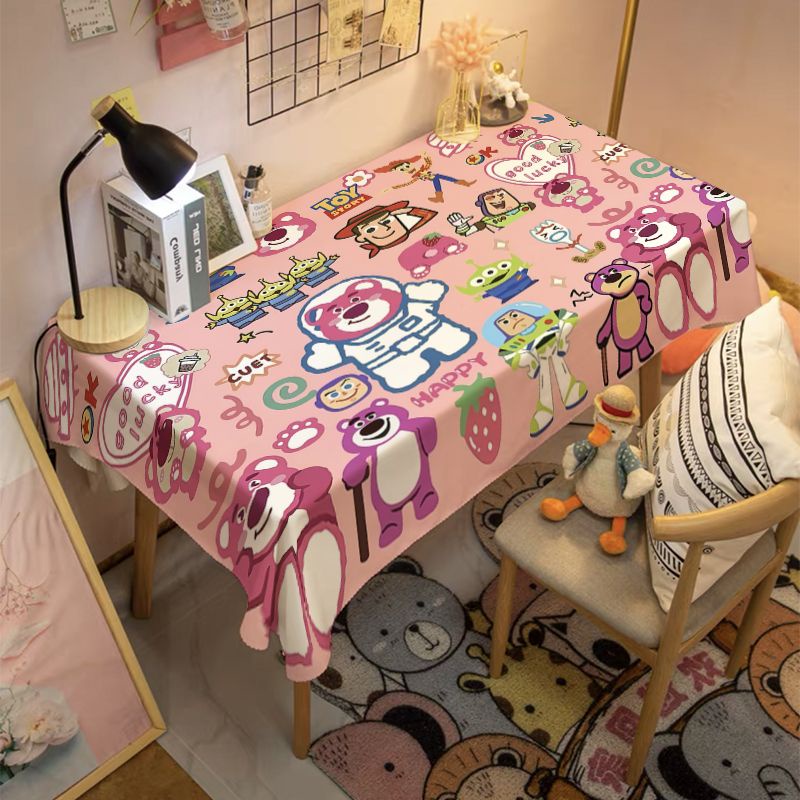Khăn Trải Bàn In Họa Tiết Hoạt Hình Disney Đáng Yêu Trang Trí Phòng Bé Gái