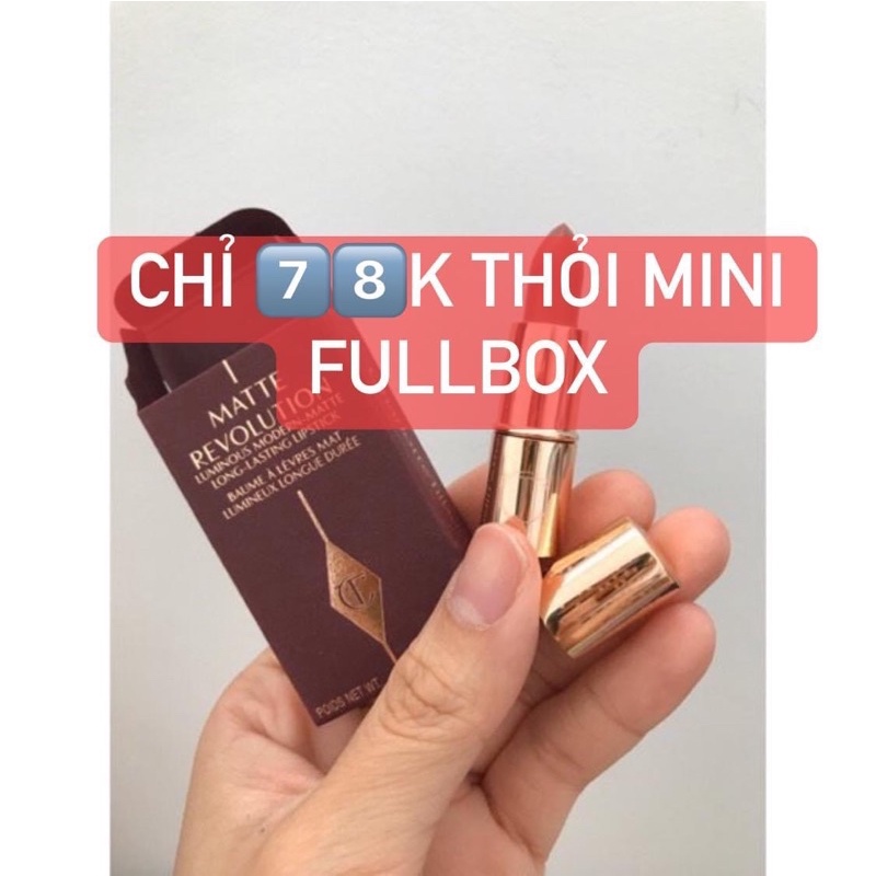 Son Charlote Mini Màu Wons Và Pillow Talk