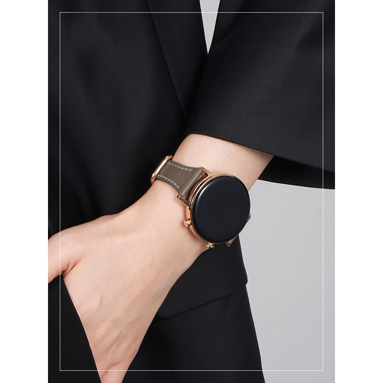 Dây Đeo Bằng Da Cao Cấp Phù Hợp Với Samsung galaxy watch 4 / 5 / 5Pro