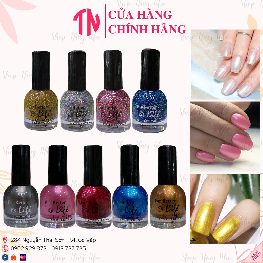 Sơn móng tay không hơ máy Elite For Better Life 15ml dụng cụ làm móng tay chuyên nghiệp nail