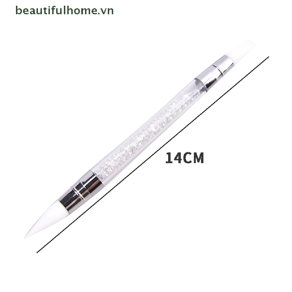 1 Cây Bút Hai Đầu Bằng Silicone Dùng Trang Trí Móng Nghệ Thuật DIY