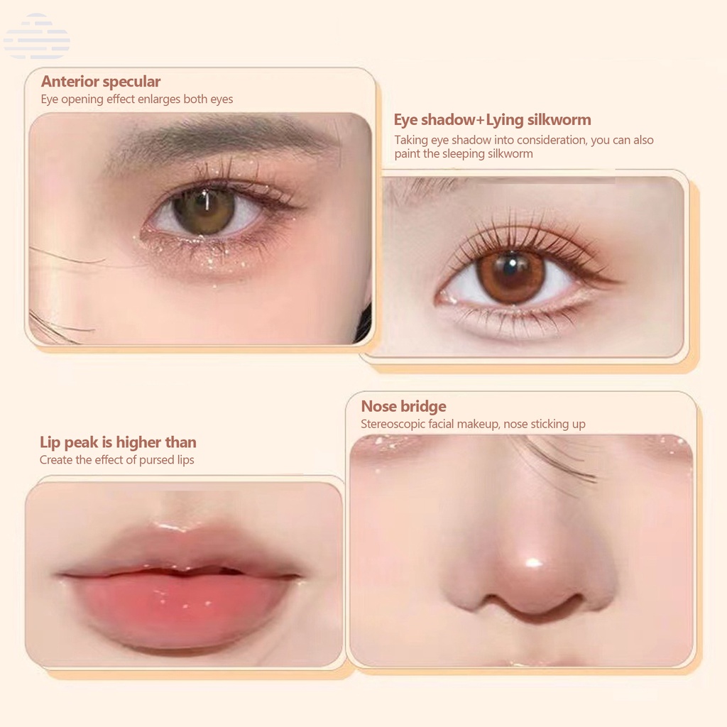 Phấn Mắt Dạng Bút Làm Sáng Da Lâu Trôi Không Thấm Nước Màu Lì / Nhũ Cao Cấp