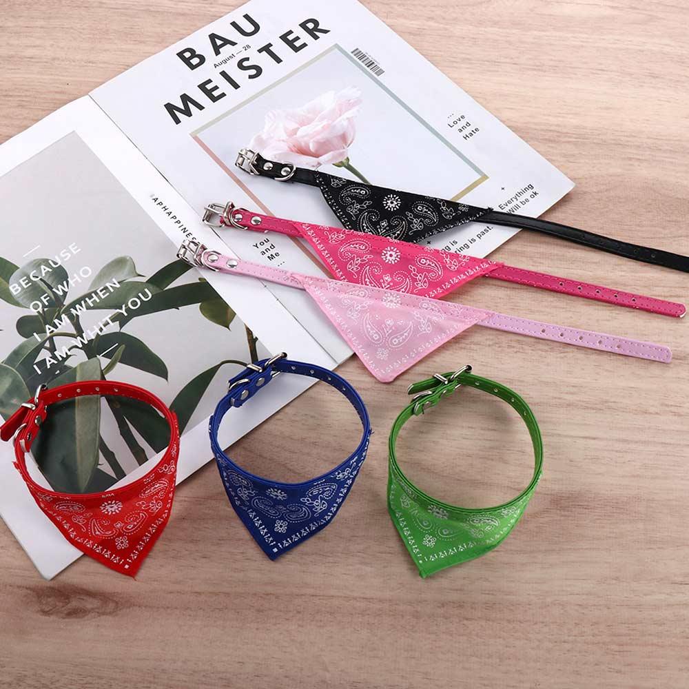 Khăn Choàng Cổ Bằng PU Thanh Lịch Có Thể Giặt Rửa Dành Cho Thú Cưng