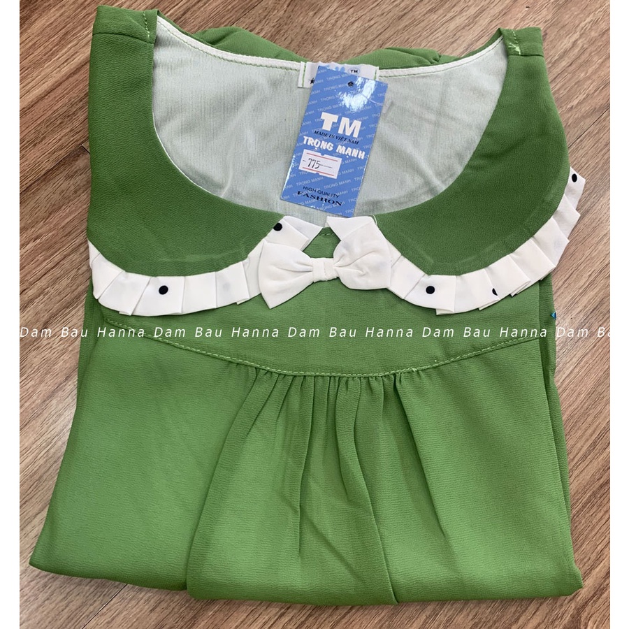 [HANNA 40-60KG]  Áo bầu xinh giá rẻ tphcm vải đũi thoáng mát mùa hè free size 40-60kg co dãn thoải mái