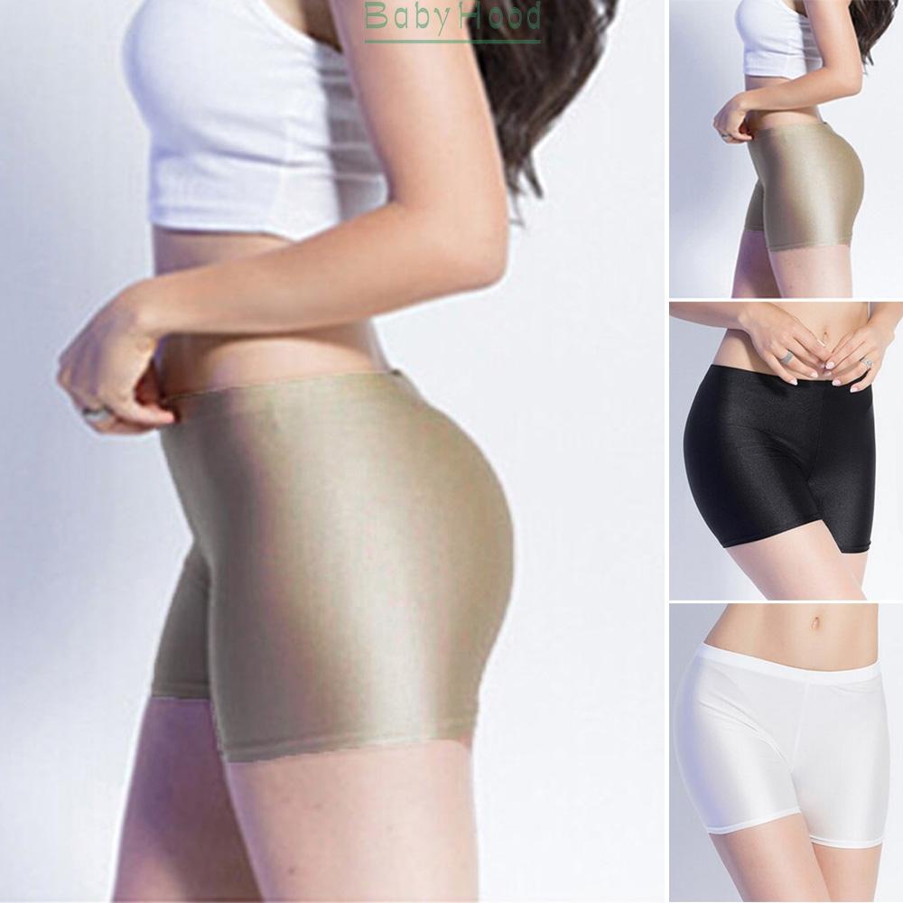 Womens Shorts Slim fit Smooth Tight Underwear Casual Lingerie Mid waist#BBHOOD