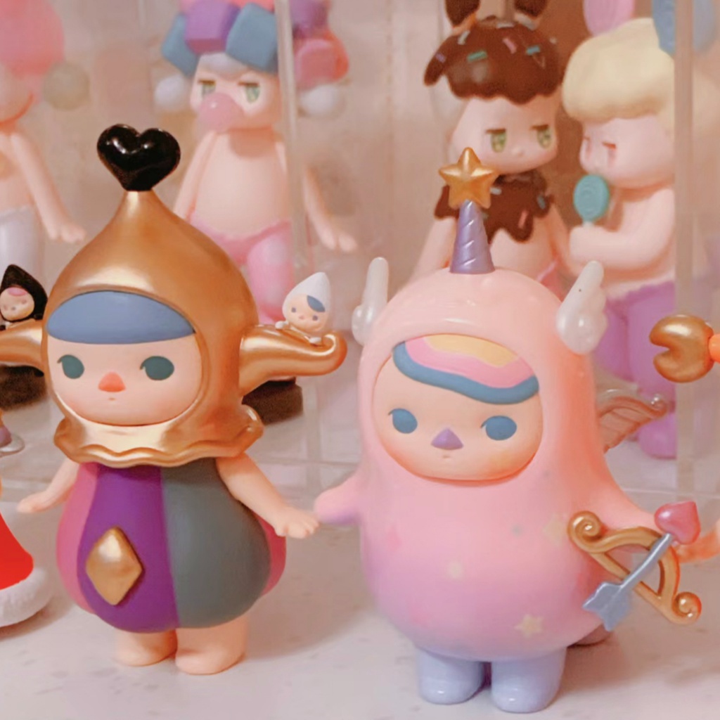 Búp Bê POPMART PUCKY Horoscope Em Bé Mù Kèm Hộp Quà Tặng Trang Trí