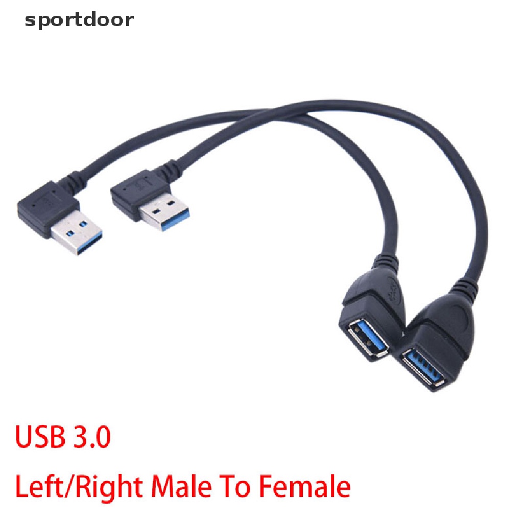 Cáp Chuyển Đổi USB 3.0 Hai Đầu Dương Sang Âm 90 Độ Chuyên Dụng