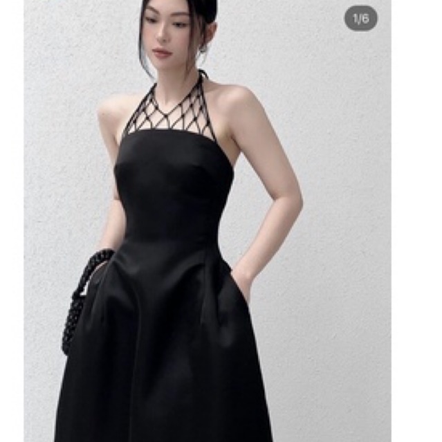 Vây Trioji Whisper Midi dress