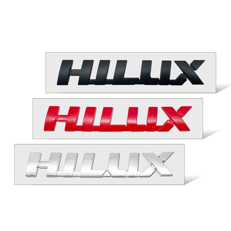Logo 3D Bằng Nhựa ABS Trang Trí Xe Hơi Toyota HILUX