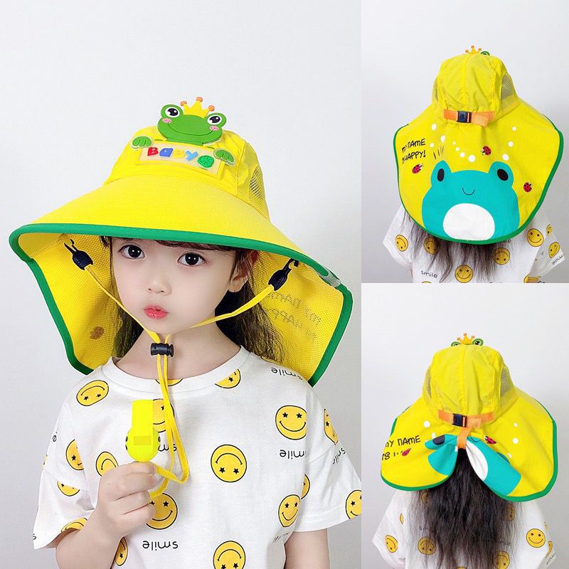 Nón Tai Bèo Vành Rộng Thoáng Khí Thời Trang Mùa Hè Dành Cho Trẻ