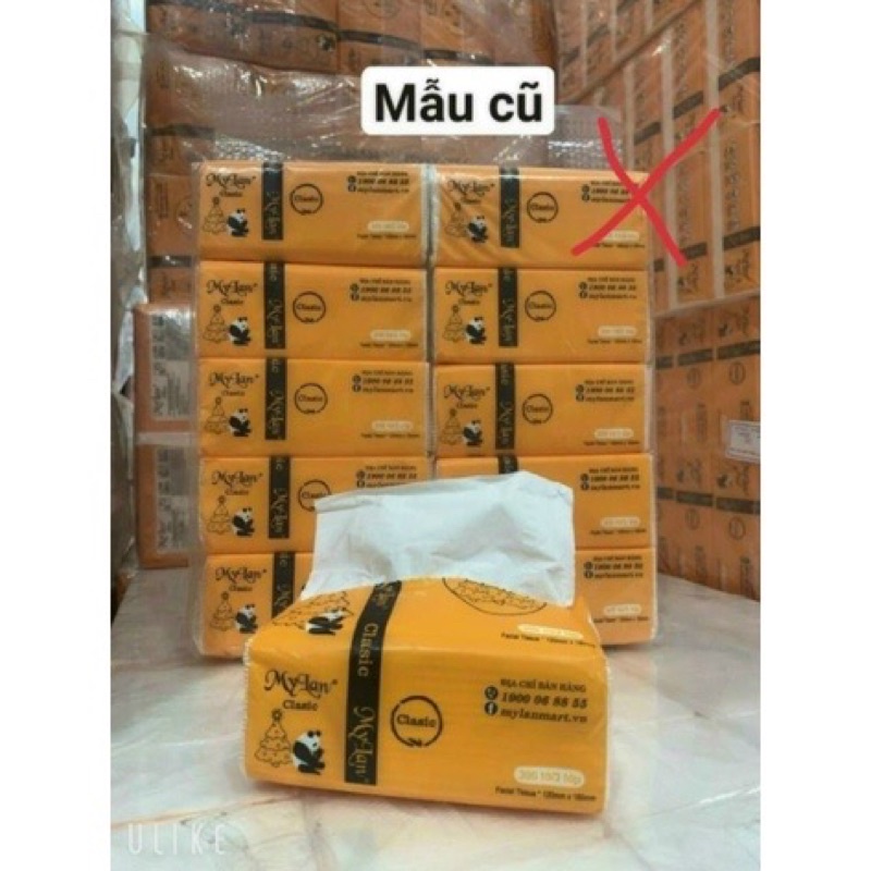 [Chính Hãng] Giấy ăn gấu trúc mylan set 10 gói 3000 tờ