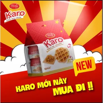 [ĐỘC QUYỀN SHOPEE] BÁNH RICHY KARO BÁNH KARO CHÀ BÔNG TÚI 10 CÁI RẺ HƠN TIẾT KIỆM