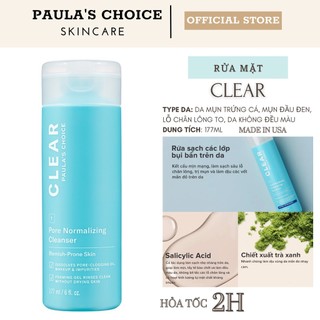 Sữa Rửa Mặt Cho Da Mụn – PAULA’S CHOICE Clear Pore Normalizing Cleanser