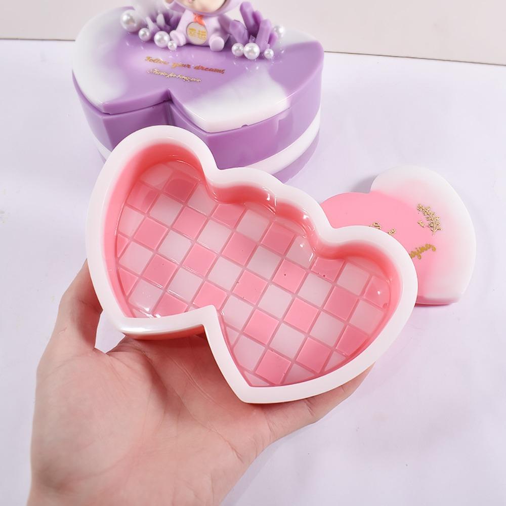 LET Khuôn Silicone Làm Đồ Thủ Công Hình Trái Tim