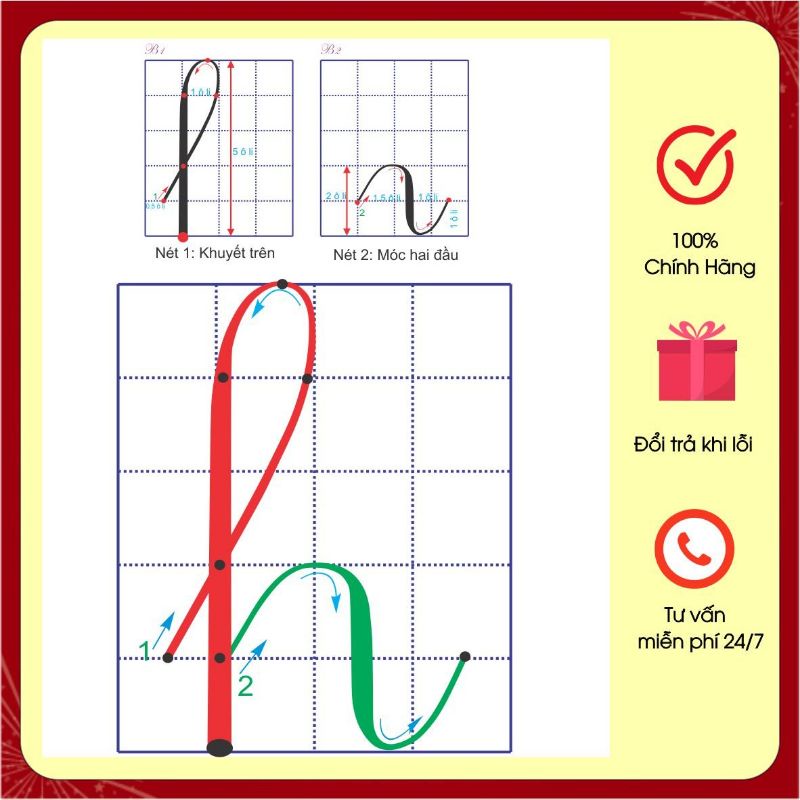 Flashcard thẻ cấu tạo chữ thường chữ nhỡ