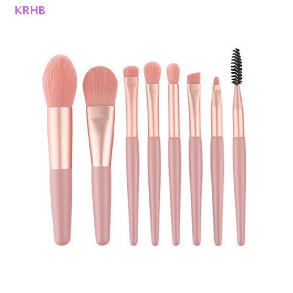 Set 8 Cọ Trang Điểm KRHB Đa Năng Tiện Dụng Mới